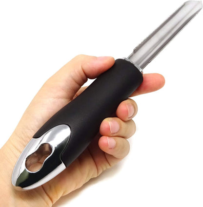 Honbay 1PCS Stainless Steel Jalapeno Chili Pepper Zucchini Cucumber Vegetable Eggplant Potato Apple Corer for Kitchen