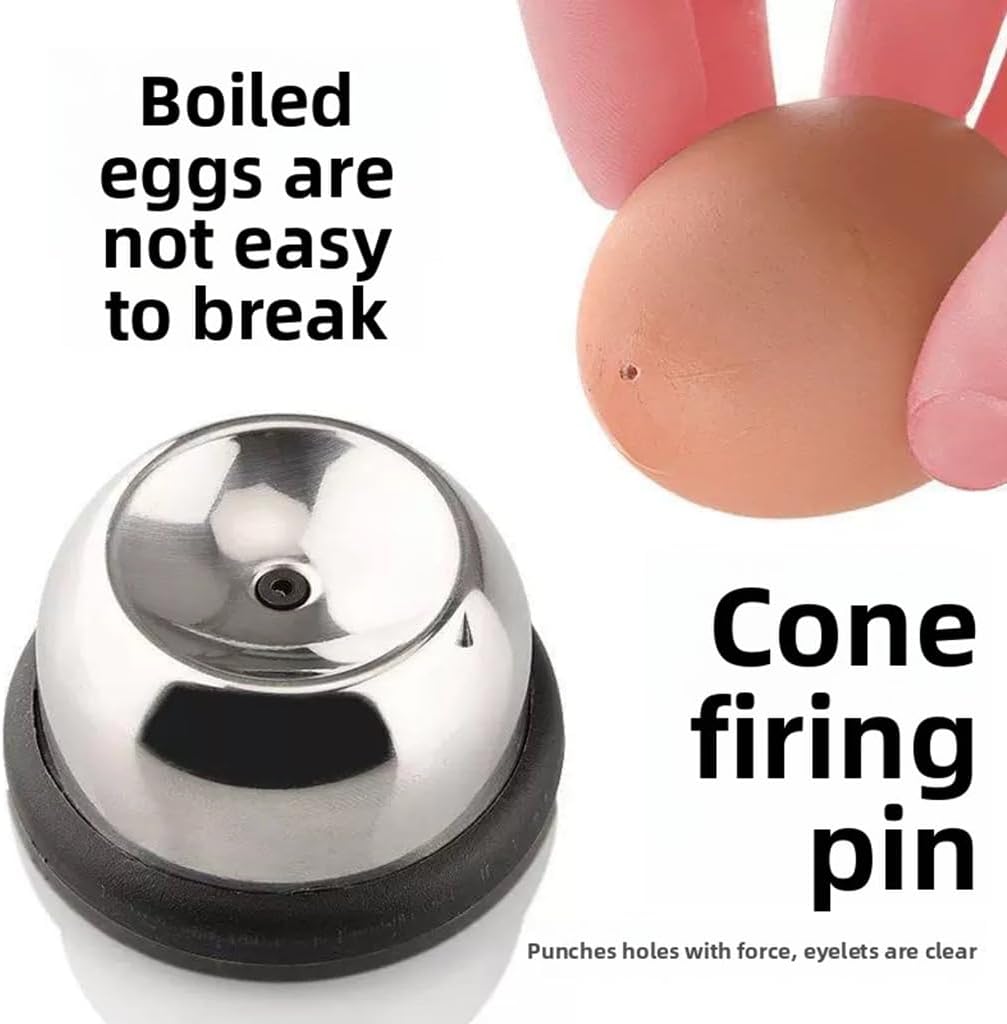 All-in-One Egg Prep Kit: 2-in-1 Egg Opener, Peeler Tool & Automatic Hard Perfect Easy-to-Peel Eggs