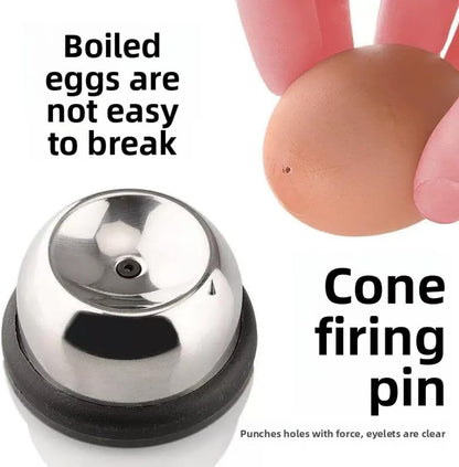 All-in-One Egg Prep Kit: 2-in-1 Egg Opener, Peeler Tool & Automatic Hard Perfect Easy-to-Peel Eggs