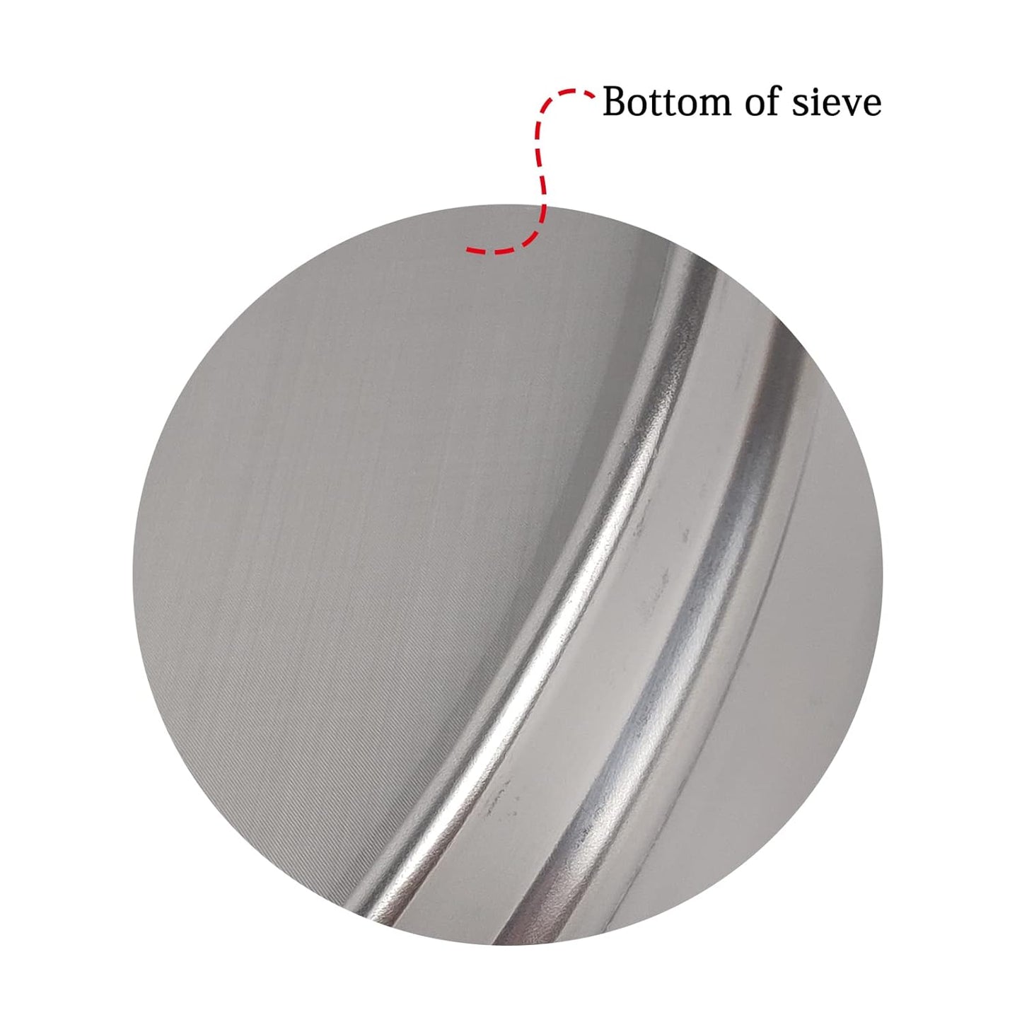 LABALPHA 120 Mesh Lab Sieves, #120 Mesh Test Sieve, 8'' Diameter, 304 Stainless Steel Wire Cloth (0.125mm)