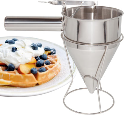 ALDKitchen Dough Dispenser | Stainless Steel | Batter Pourer (Funnel)