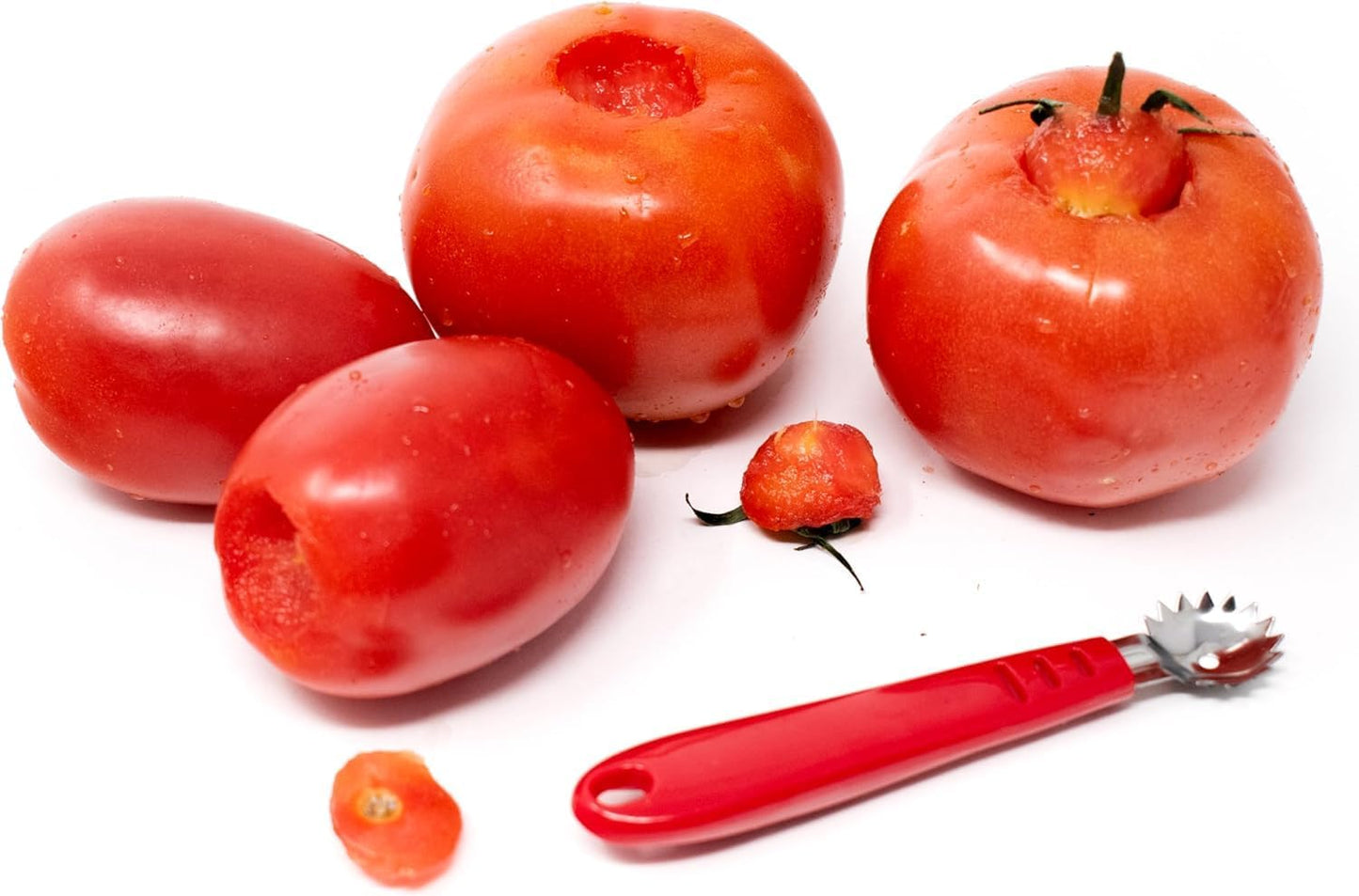 Norpro Stainless Steel Strawberry Huller and Tomato Stem Corer Tool