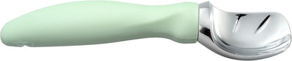 Spring Chef Heavy Duty Ice Cream Scoop with Comfortable Handle - Professional Ice Cream Scooper for Gelato, Sorbet, Cookie Dough, Melon, Frozen Yogurt - Dishwasher Safe Metal Kitchen Tool - Black