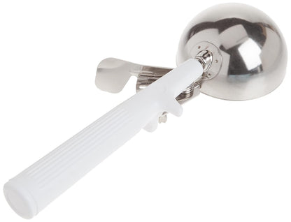Winco ICOP-6 Ice Cream Disher with White Handle, Size 6, 5.5 ounces, Stainless Steel