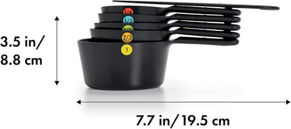 OXO Good Grips 6-Piece Plastic Measuring Cups- White
