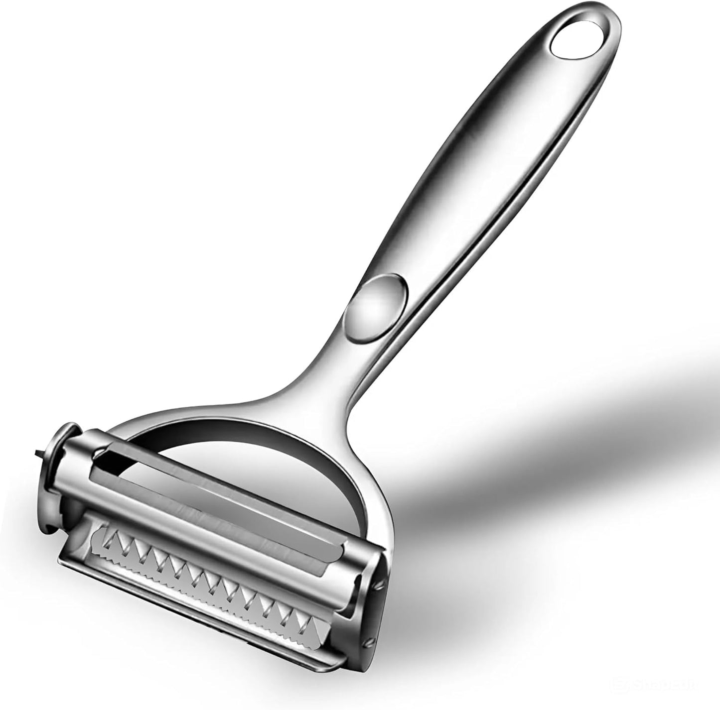 2-in-1 Vegetable Peeler and Shredder – Multifunction Kitchen Tool for Carrots, Cucumbers, and More – Precision Julienne Slicer and Carrot Peeler