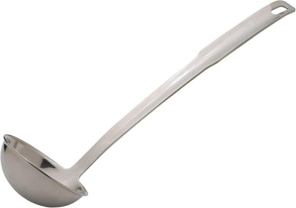 HIC Kitchen Spaghetti Ladle and Pasta Server with Long Handle, 18/8 Stainless Steel, 13-Inch