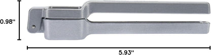 Westmark Germany Multipurpose Garlic Press with Olive Pitter, Nutcracker and Fish Scaler (Grey)