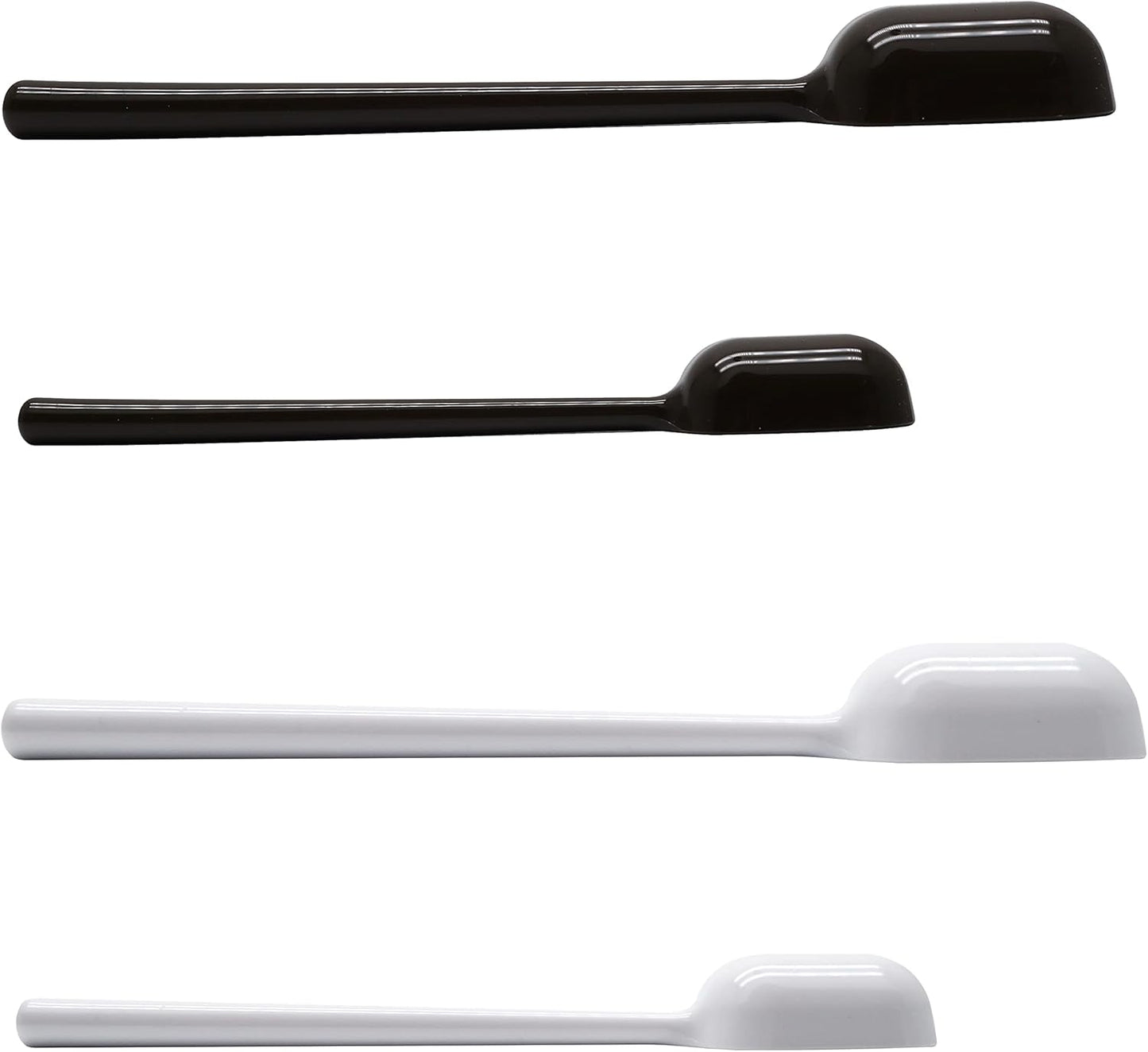 EIKS 4-Pcs Long Handle Scoop Measuring Spoons for Dry and Liquid Ingredients Coffee bean Used Apply in Kitchen Cooking Baking