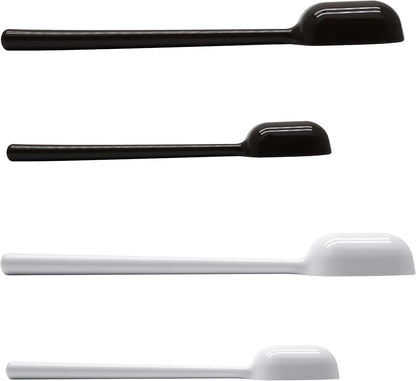 EIKS 4-Pcs Long Handle Scoop Measuring Spoons for Dry and Liquid Ingredients Coffee bean Used Apply in Kitchen Cooking Baking
