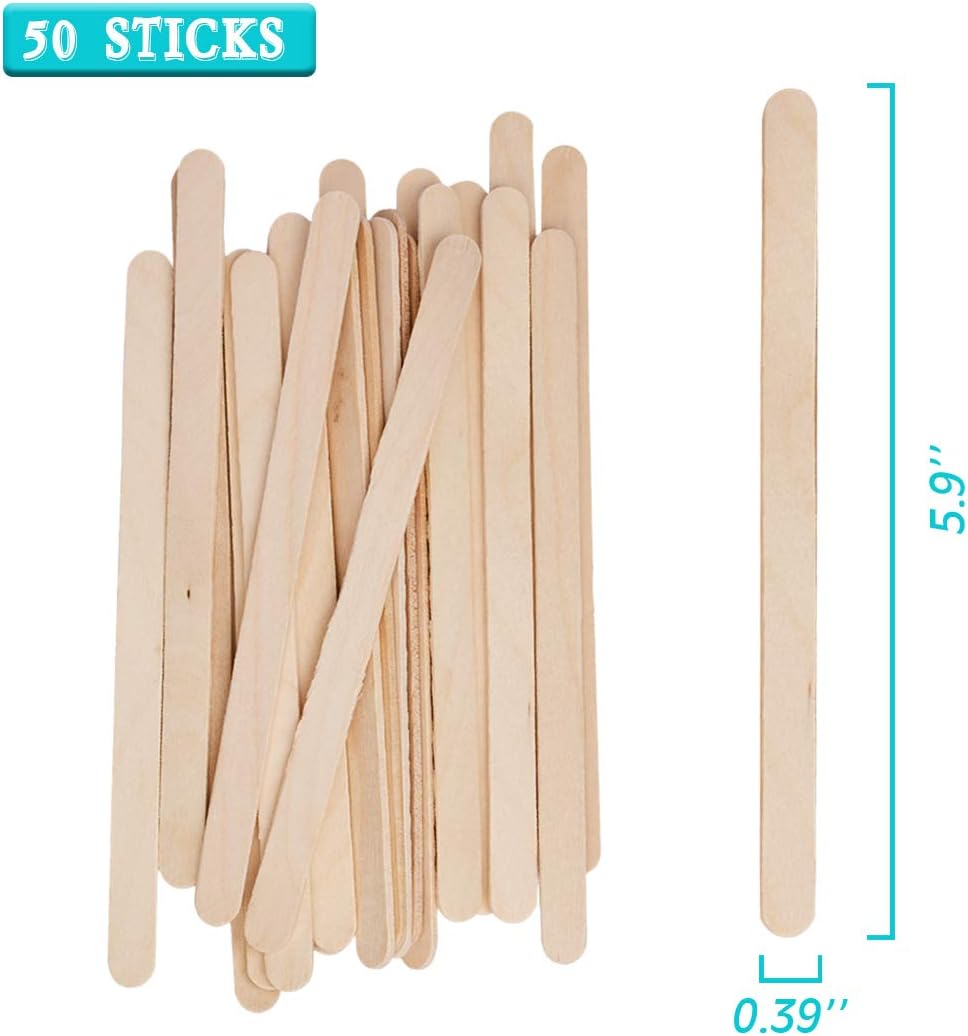 XUXU 100pcs 8oz Graduated Clear Plastic Measuring Cups with 100pcs Wooden Stirring Sticks for Mixing Paint, Pigments, Epoxy Resins, Resins