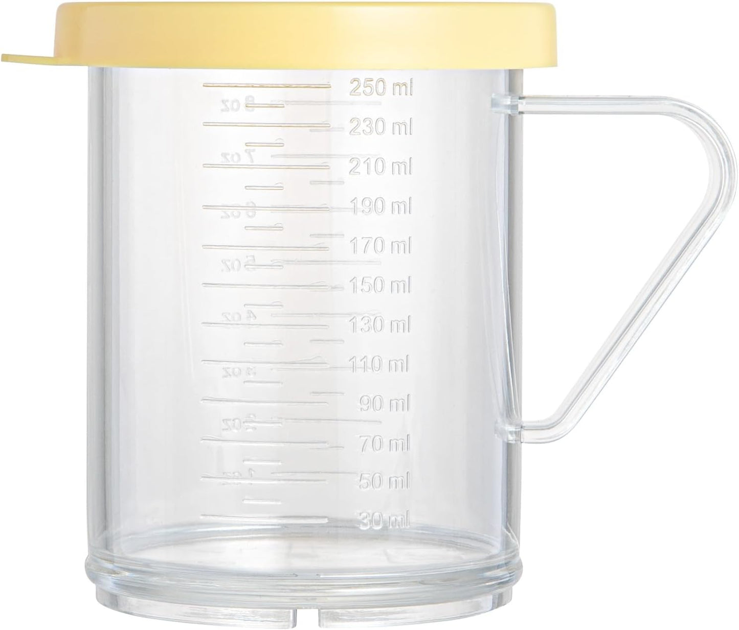 Restaurantware Spice Shaker 1 Count Plastic Shaker, Durable Seasoning Dredge with Yellow Coarse Lid, Clear Shaker for Commercial Kitchens, Pizzerias, and Bakeries