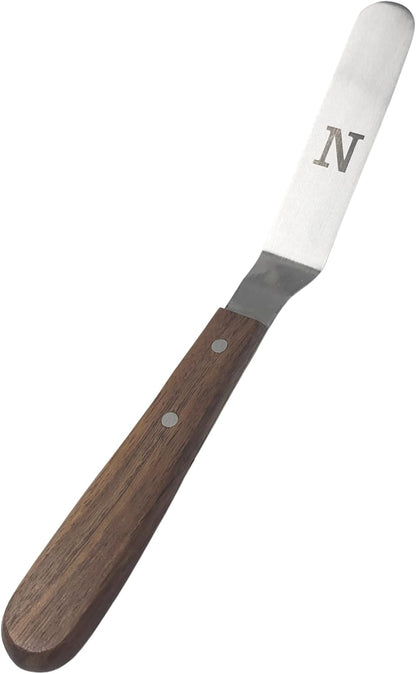 Professional Cake Decorating Tools - Large Stainless Steel 8" Icing Spatula - Offset Baking Icing Spatula with Wood Handle (8 inch)