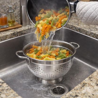 HIC Kitchen Rinse and Drain Colander Bowl, BPA Free