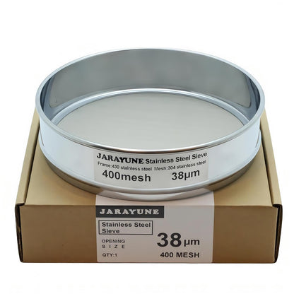 18 Mesh Stainless Steel Lab Sieve, Sturdy 8Inch(20.5cm) Sifter, Fine Mesh Sieve Strainer for Powder Pellet Flour Liquid Filtration-Lab Industrial DIY Household Use