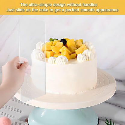 Cake Scraper for Tall Cake Decorating,Smoothe Acrylic Material,8 Inch