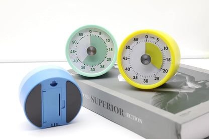 Kitchen Timer, Magnetic Visual Countdown Timer with Loud 72dB Alarm Mechanical Analog Dial for Cooking Baking Home Gym Office