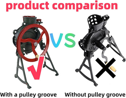 Corn Sheller Heavy Duty Shelling Machine Corn Sheller Machine Walnut Farm Corn Thresher Corn Thresher Tool Can be Connected to an Electric Crawler Cast Iron Manual Thresher for Dry Corn