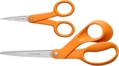 Fiskars Micro Trip Scissors, SoftGrip Precision Cutting Shears, Non-Stick Stainless Steel Blades, 5 inches