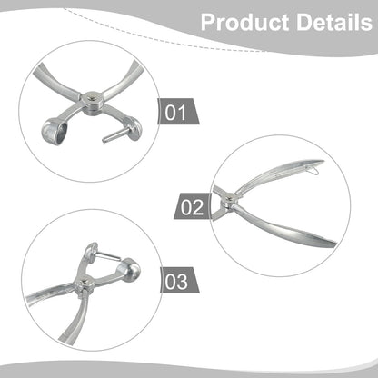Pitter Olives, for Red Dates Aluminum Alloy Fruit Corer with Easy Squeeze Design, No Blades, Dishwasher Safe, for Compact Storage, Silver (7.1 in)