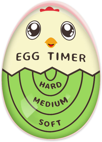 Lasubst Egg Timer for Boiling Eggs that Changes Color When Done, Tricolor
