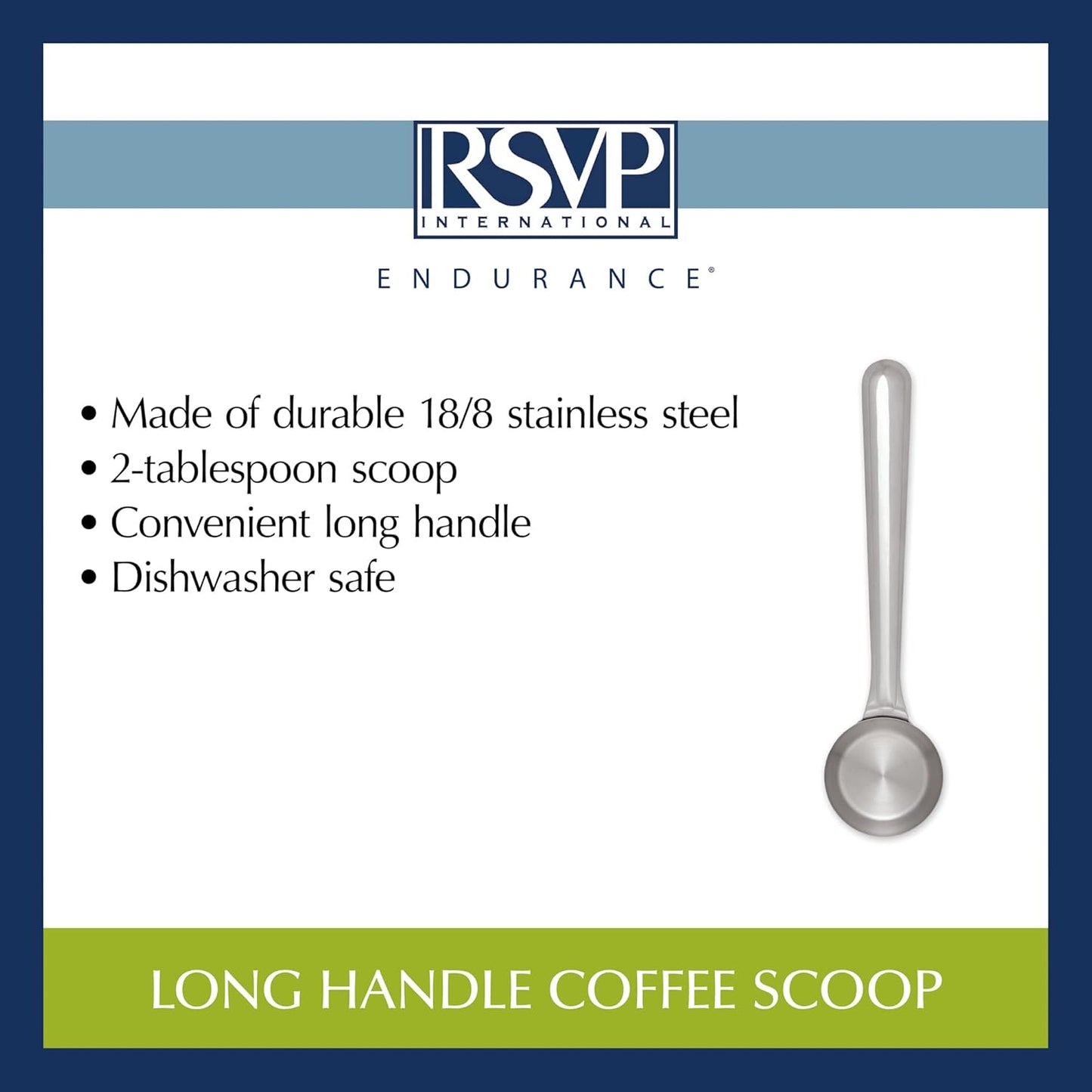 RSVP International Coffee Scoop Collection, 2-Tablespoon, Red Acrylic