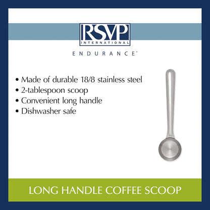 RSVP International Coffee Scoop Collection, 2-Tablespoon, Red Acrylic