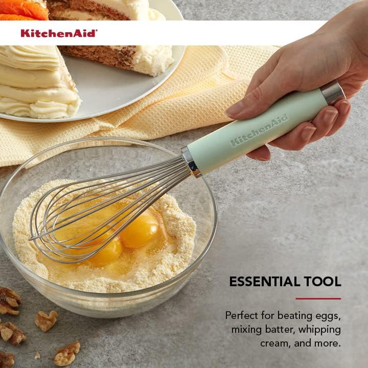 KitchenAid Gourmet Utility Whisk, 10.5-Inch, Matte Black