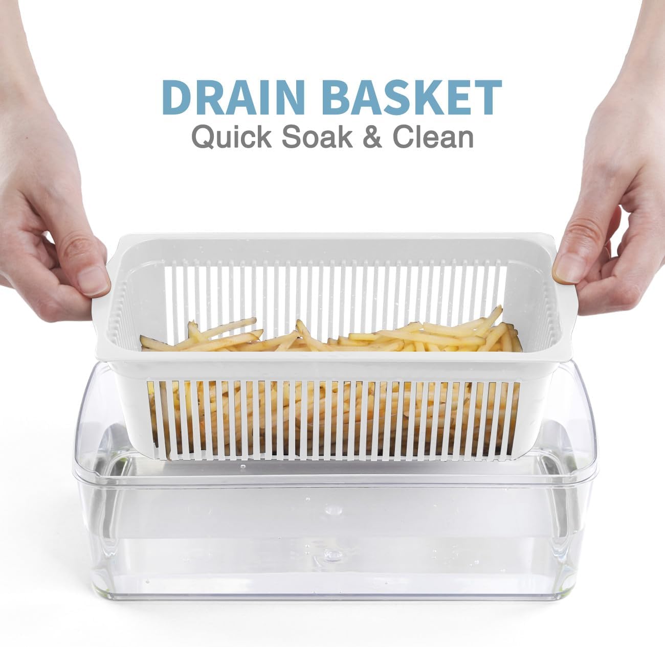 Vegetable Chopper, Pro Onion Chopper, Multifunctional 13 in 1 Food Chopper, Kitchen Vegetable Slicer Dicer Cutter,Veggie Chopper With 8 Blades,Carrot and Garlic Chopper With Container