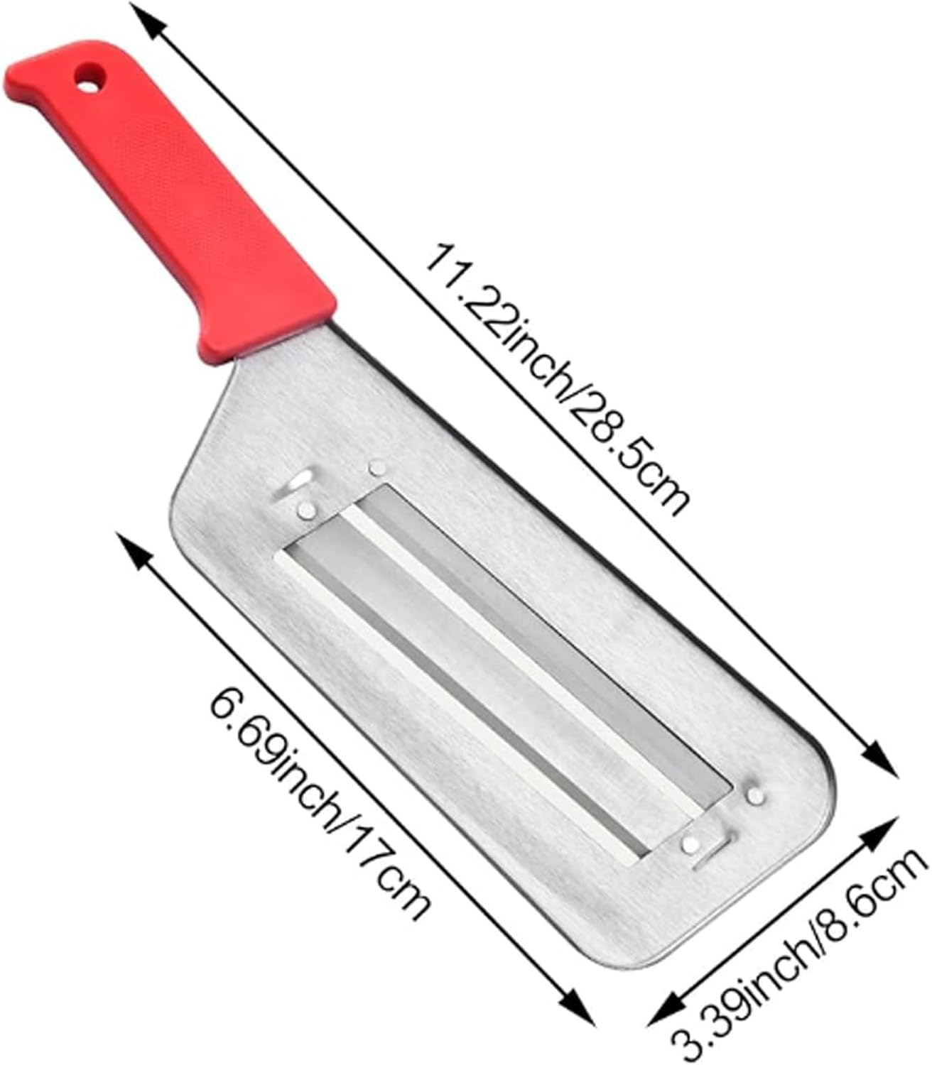 Dual Blade Julienne Cutter, Julienne Peeler Vegetable Peeler, Stainless Steel Shredder Knife, Stainless Steel Dual Blade Julienne Cutter, 2025 New Cabbage Shredder (Black)