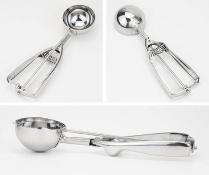 Professional 18/8 Stainless Steel Medium Cookie Scoop, Size 40