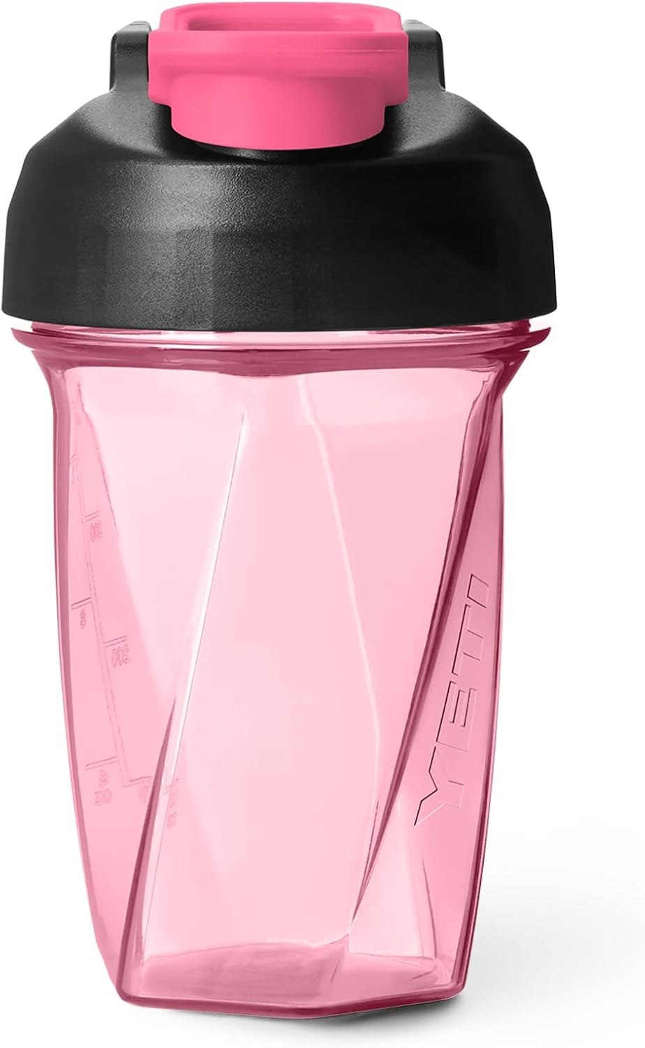 YETI Yonder Helimix Vortex Blender Shaker Bottle Holds up to 20oz | No Blending Ball or Whisk | USA Made | Portable Pre Workout Whey Protein Drink Shaker Cup | Dishwasher Safe, Clear