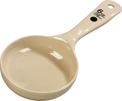 Carlisle FoodService Products Short Handle Portion Control Spoon 4 Ounces Beige