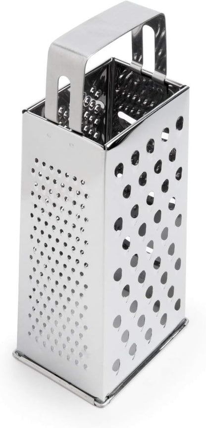 Fox Run 4-Sided Grater, Stainless Steel, 8-Inch