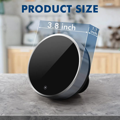 Digital Kitchen Timer, 3.8'' Large LED Display Countdown Countup Timer, Timer for Kids, Classroom Magnetic Timer, Adjustable Volume, Brightness, Easy for Cooking/Study/Office/Exercise (Ridged Knob)