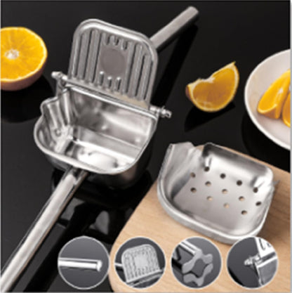 Large Lemon Squeezer, 304 Stainless Steel Citrus Juicer, Heavy duty Manual Juicer For Citrus, Orange, lemon and Other Fruit
