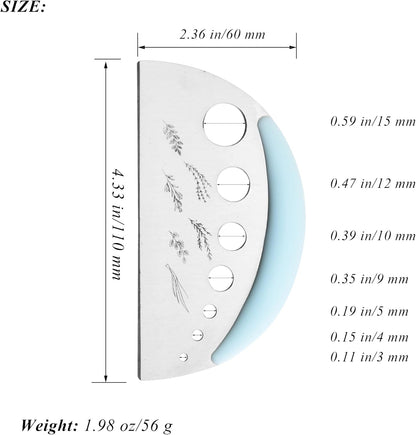Herb Stripper and Herb Cutter 2 in 1,Herb Stripping Tool Herb Chopper Cilantro Chopper Best Kitchen Gadgets Presents for RV Owners Campers Chefs and Cooking Lovers,1PCS,Black,Stainless Steel