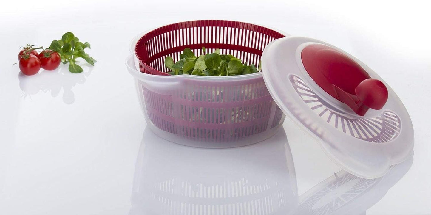 Westmark Germany Vegetable and Salad Spinner with Pouring Spout (Red)