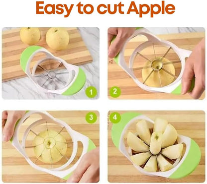 3PCS Stainless Steel Apple, Avocado & Pineapple Slicer Set – Heavy-Duty Corer & Cutter with Reinforced Blade for Quick & Easy Fruit Cutting Prep – Sharp, Durable & Ergonomic Kitchen Tool”