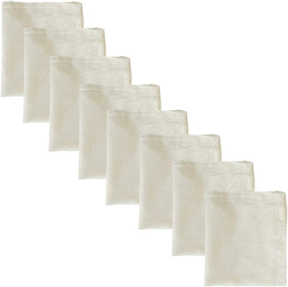 Cheesecloth Bags for Straining,Reusable Cold Brew Coffee Cheese Cloths Strainer,Large Nut Milk Tea Juice Bag,100% Natural Cotton Fine Mesh Filter Bags (X-Small,10 PACK)