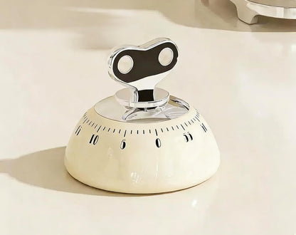 60-Minute Magnetic Timer, Mechanical Kitchen Cooking Reminder & Student Time Manager, Self-Discipline Alarm Clock for Time Management, Fridge Magnet Timer for Home School Office (Green)