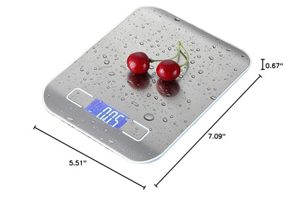 TXY 1g/10kg Household Kitchen Scale Electronic Food Scales Diet Scales Measuring Tool Slim LCD Digital Electronic Weighing Scale