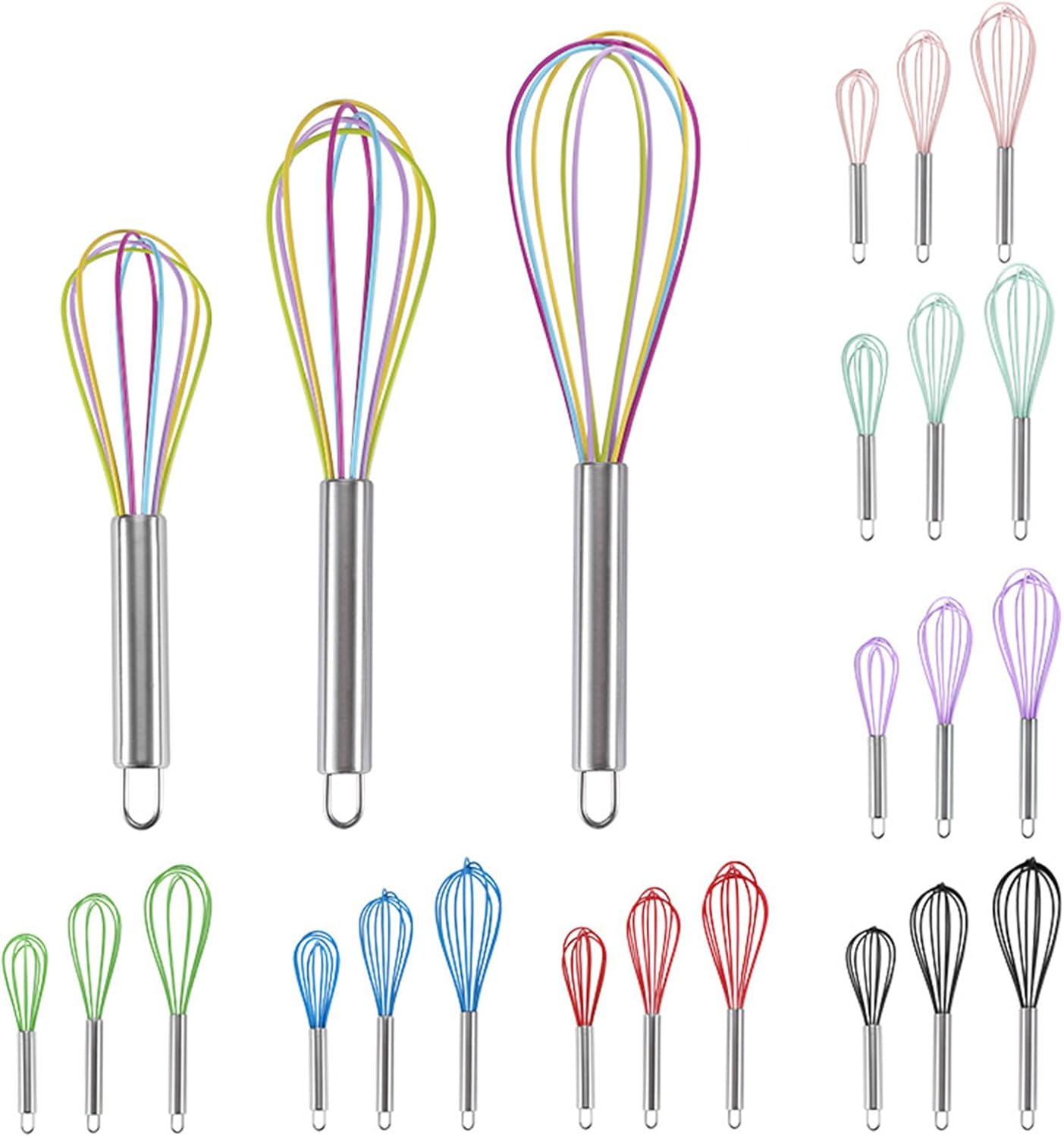 PURPLELILY Cake Baking Utensil Eggs Beater Pastry Tools Eggs Mixer Mixing Utensil Kitchen Accessories for Perfectly Blended Eggs Baking Enthusiasts, Blue