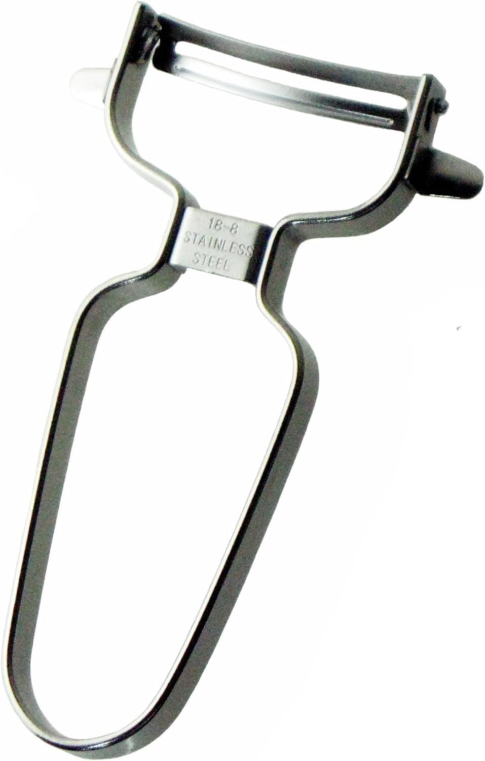 Nagao Tsubamesanjo Peeler, Fits Vegetable Rounds, Curved Peeler, 18-8 Stainless Steel, Dishwasher Safe, Made in Japan