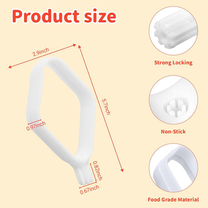 Cookie Paddles for Mixer Plus Universal Blender Biscuit Cake Dough Paddles Household Accessories Replacement Mixing Part - Pack of 2