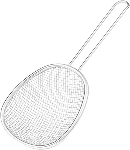 Coarse/Fine Mesh Strainers for Kitchen Stainless Steel Mesh Noodle Strainer Anti Rust Accessories Simple to Clean Stainless Steel Mesh, Coarse Mesh