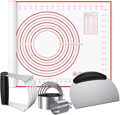 Biscuit Cutter Set, Dough Blender, Pastry Cutter, Biscuit Cutter, Dough Cutter,Pastry Cutter Set, Round Sifter,Baking Dough Tools for Cooking Cookies (3 Pcs/Set)