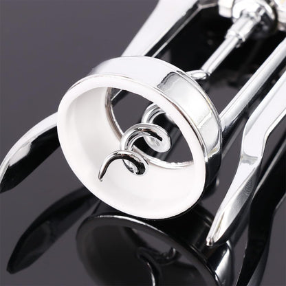 Stainless Steel Wing Corkscrew Wine Opener,Portable Waiters Corkscrew Cork and Beer Cap Bottles Opener Remover for Kitchen Restaurant Bars Use
