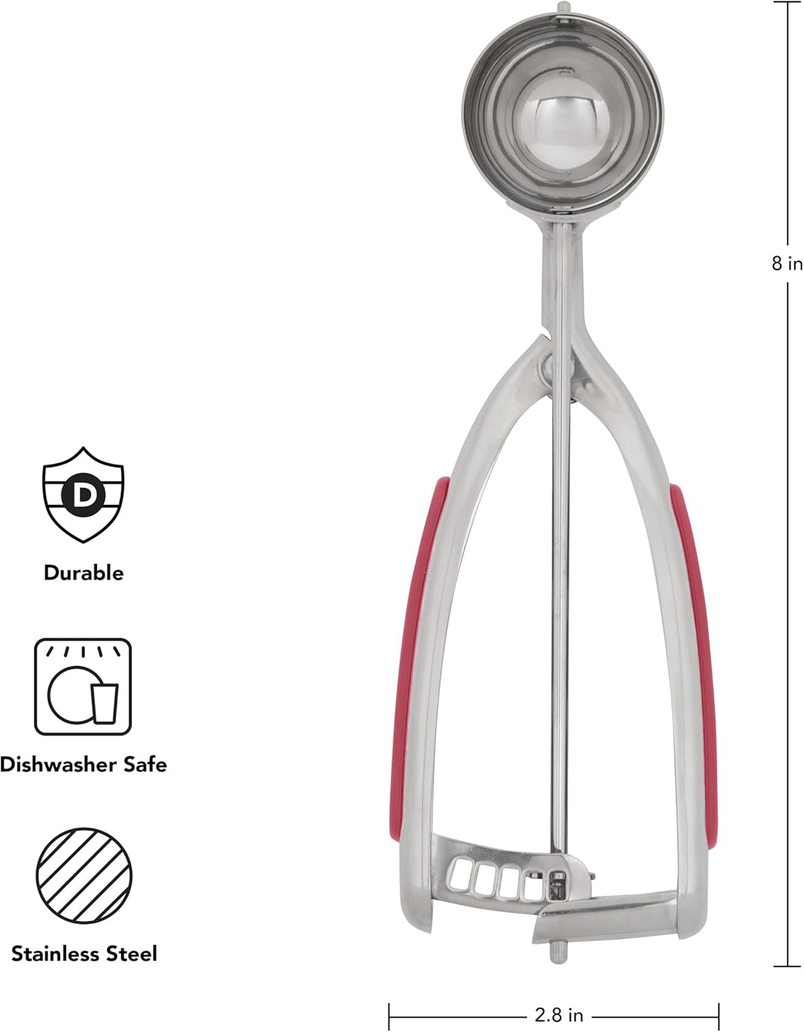 KitchenAid KO148OHOBA Gourmet Cookie Dough Scoop, Black