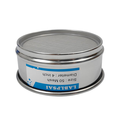 325 Mesh Lab Sieves 4" Diameter 304 Stainless Steel Wire Cloth Test Sieve for Industrial Laboratory Home